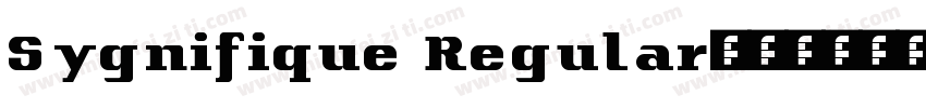 Sygnifique Regular字体转换